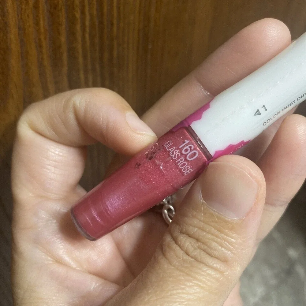 Maybelline Superstay Gloss Glass Rose # 160‎ Discontinued Lip Gloss Super Stay